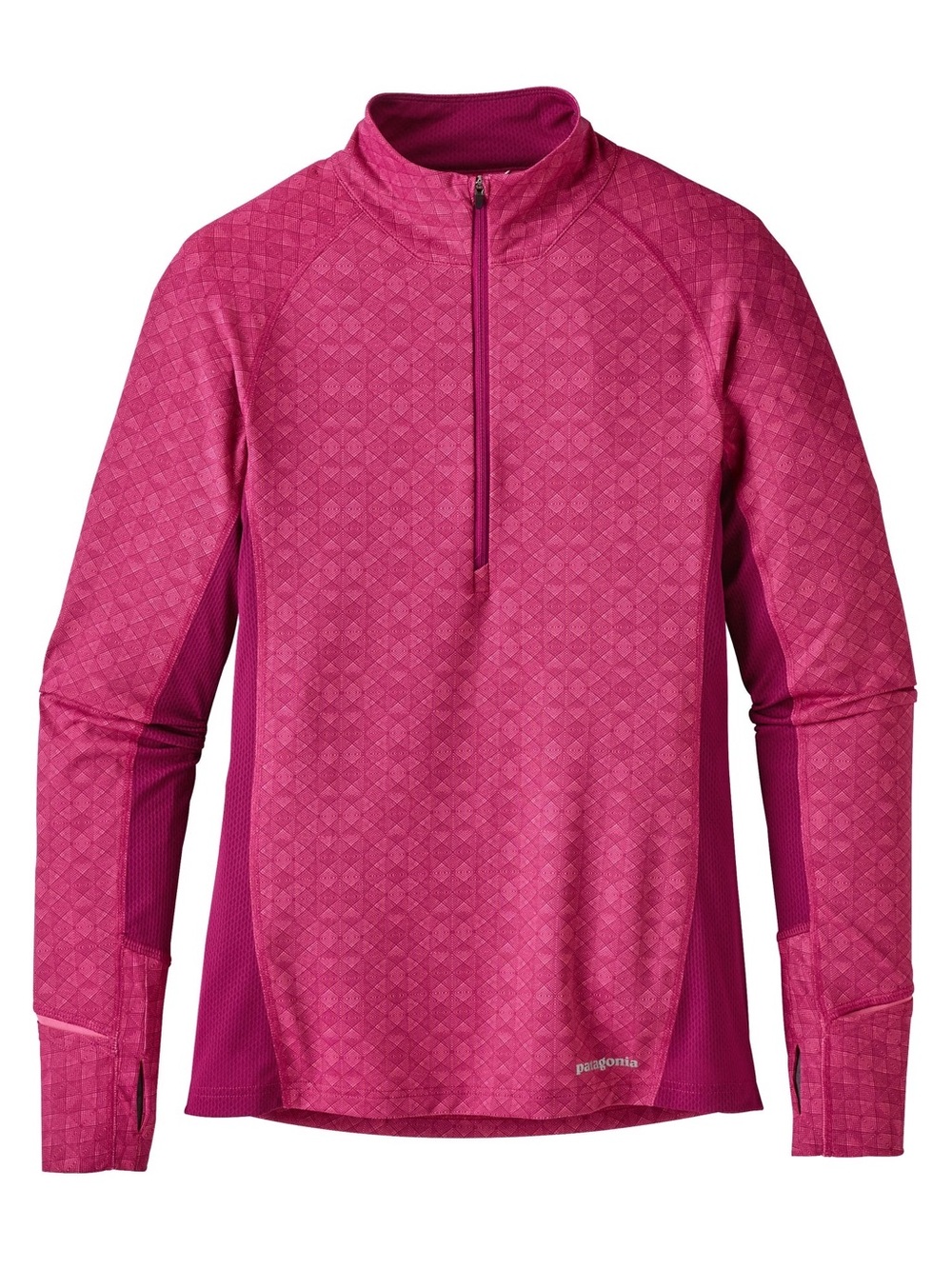 Patagonia W's All Weather Zip-Neck Quarter Zip Pullover Womens L Magenta
